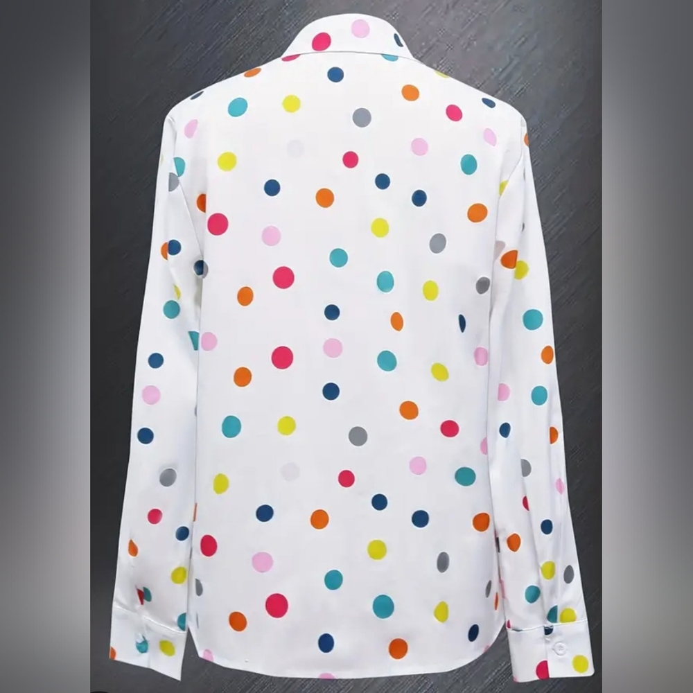 21-014 NWOT Temu Polka Dot Top size 4X (3X US)